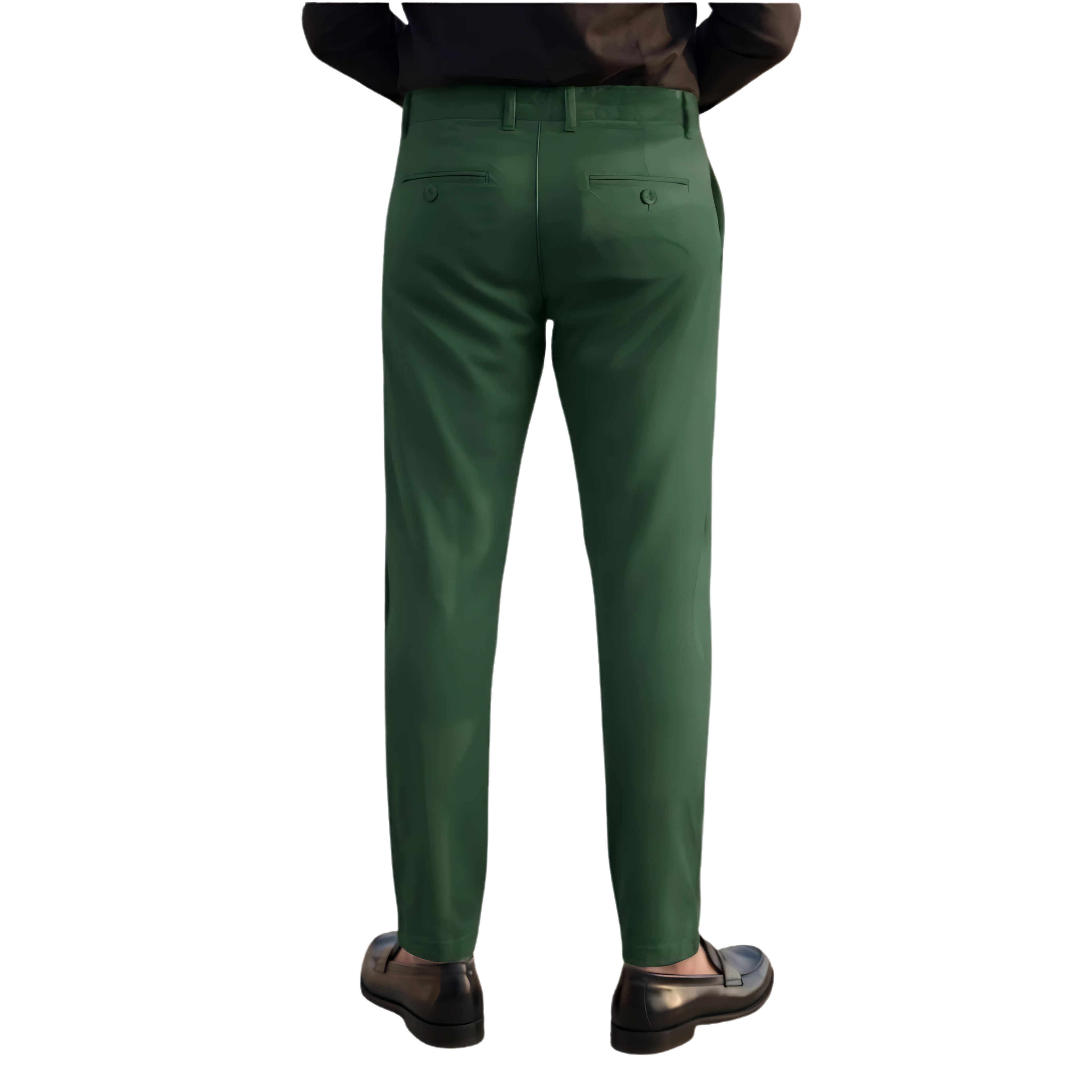 Cotton Jeans Pants - Green
