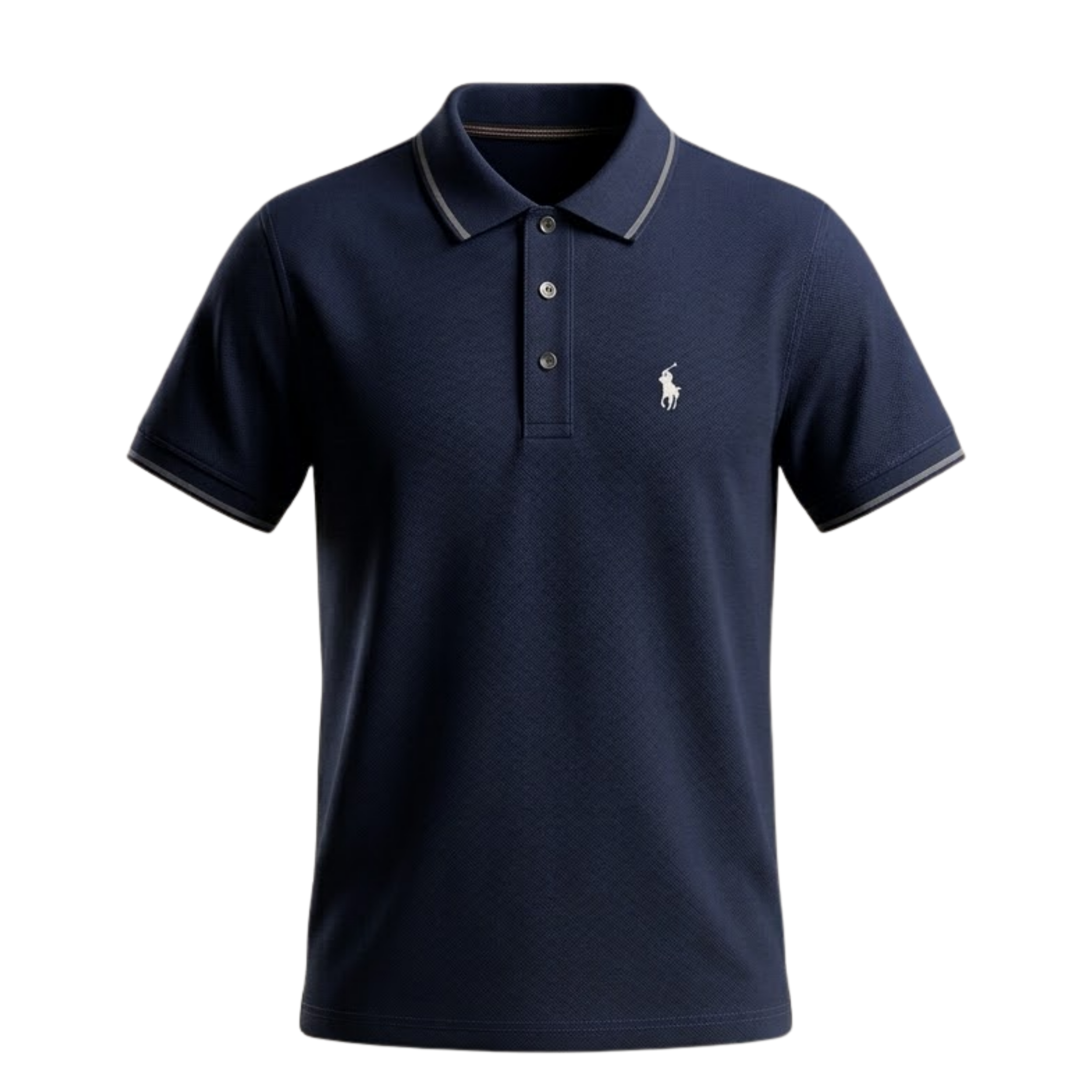 Basic Polo Shirt - Navy Blue