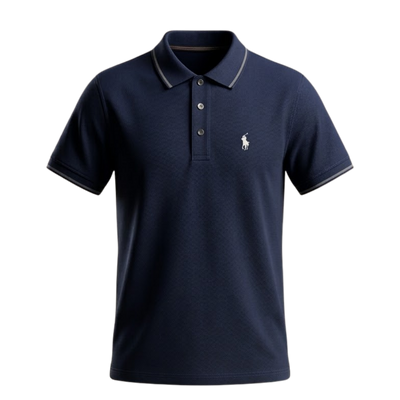 Basic Polo Shirt - Navy Blue