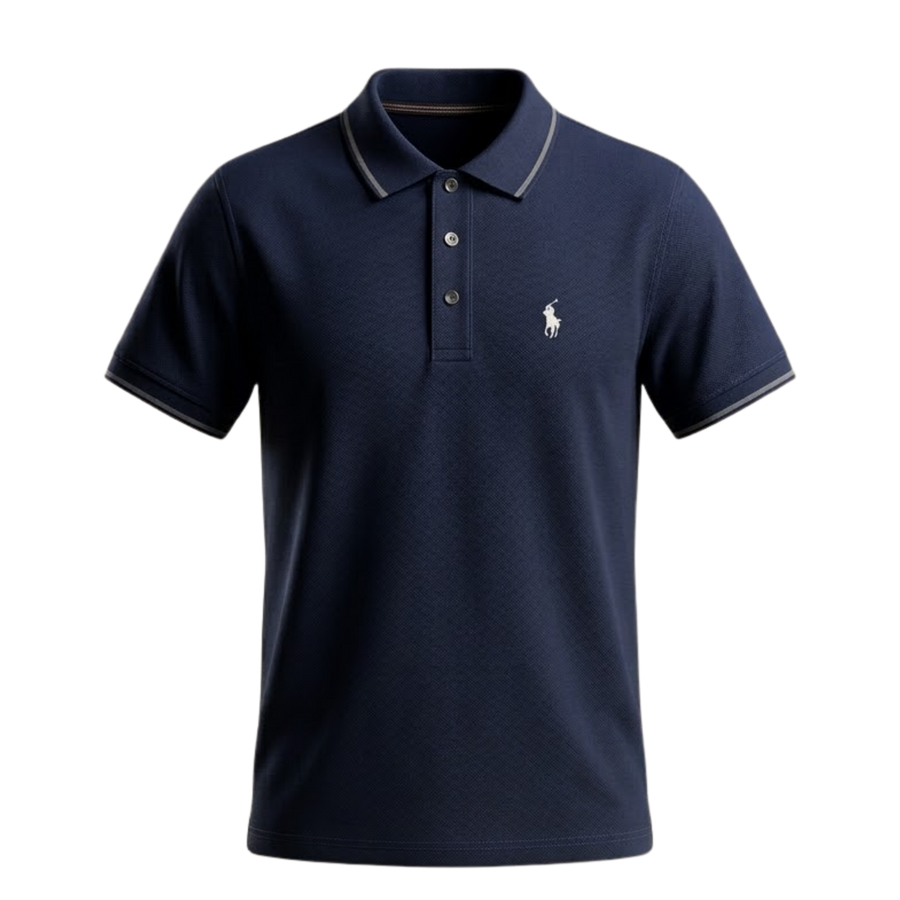 Basic Polo Shirt - Navy Blue