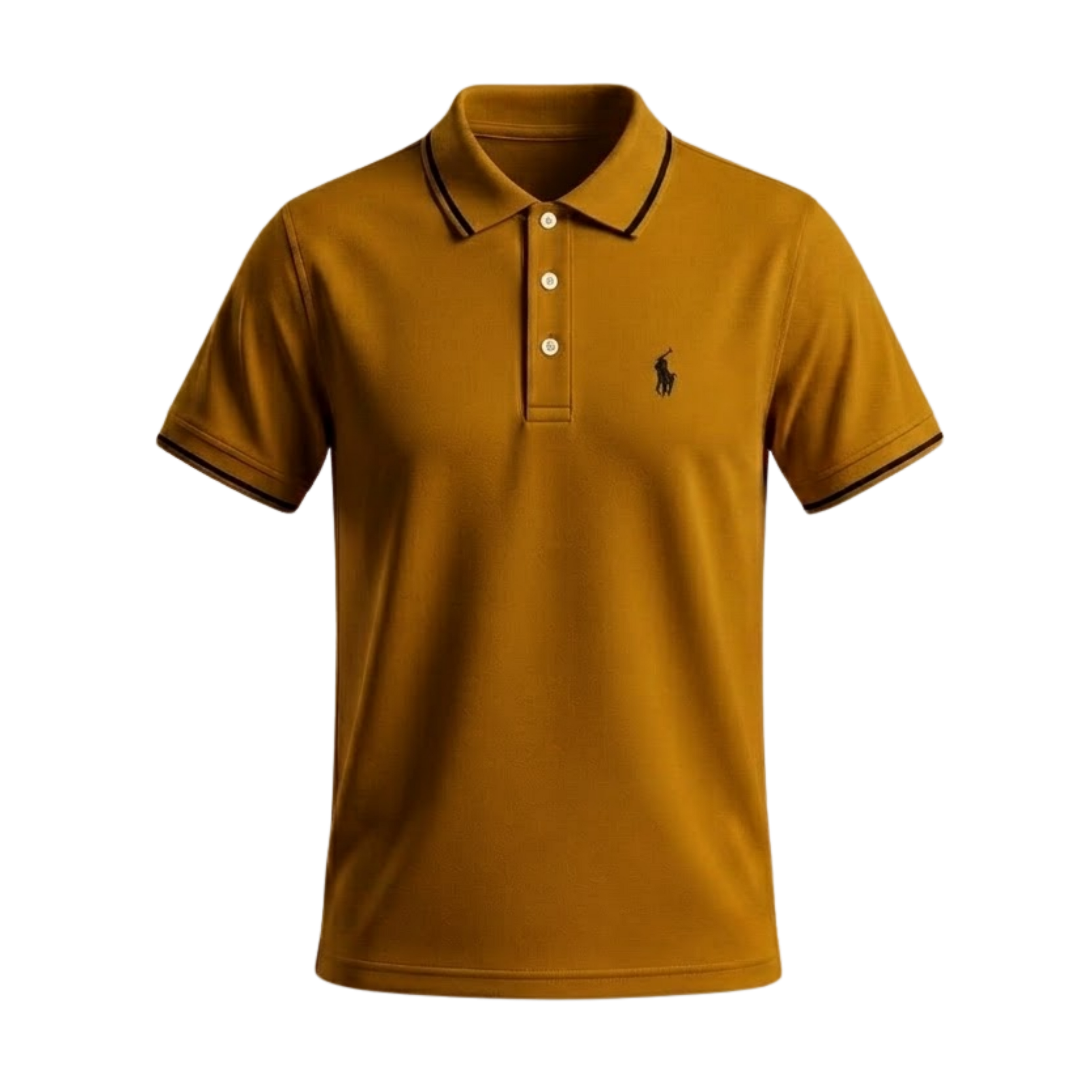 Basic Polo Shirt - Mustard
