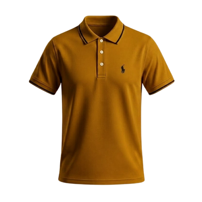 Basic Polo Shirt - Mustard
