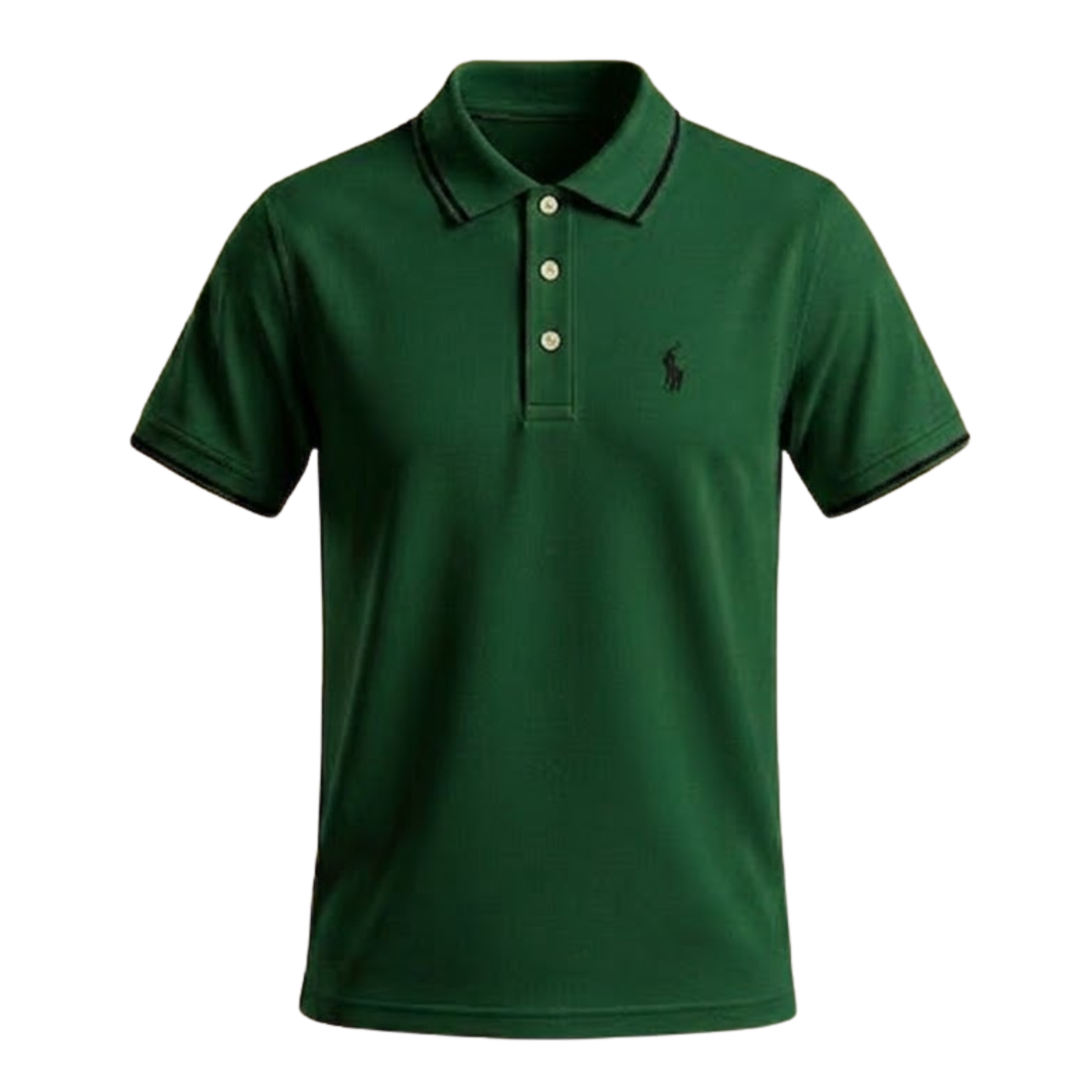 Basic Polo Shirt - Olive Green
