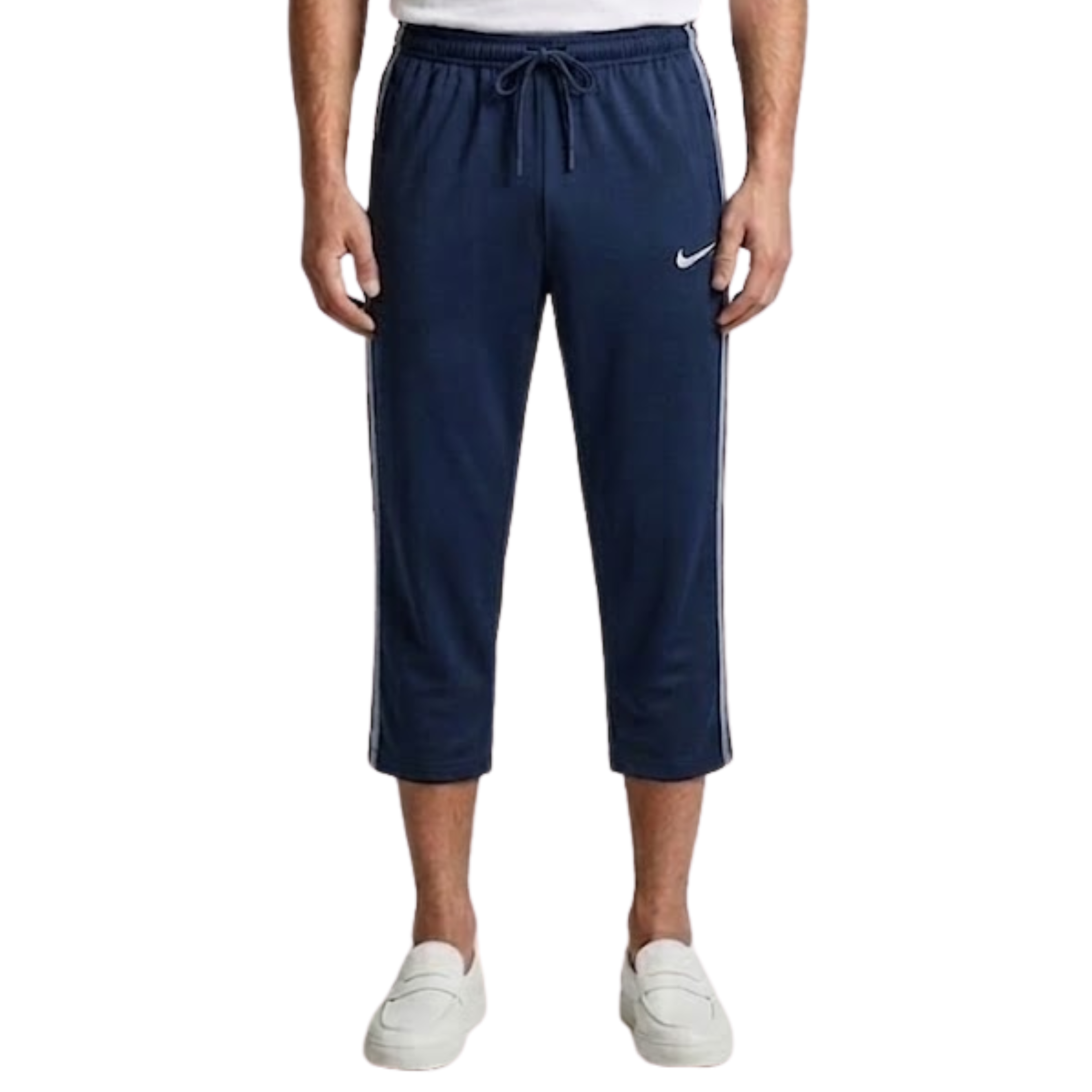 Three Quarter Trousers - Navy Blue