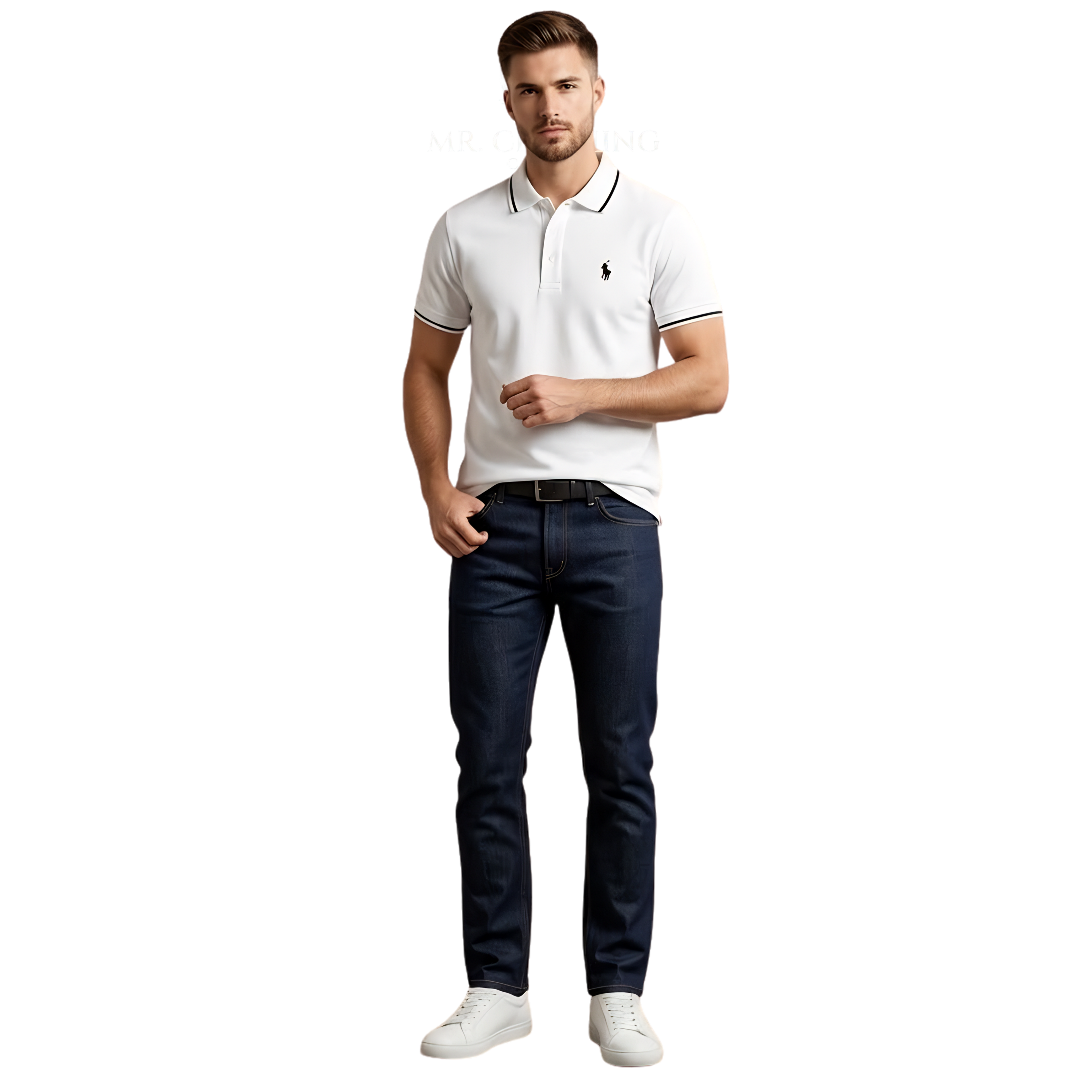 Basic Polo Shirt - White