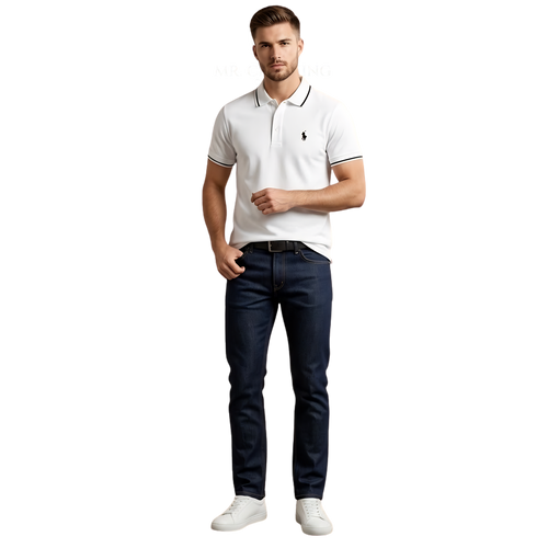 Basic Polo Shirt - White