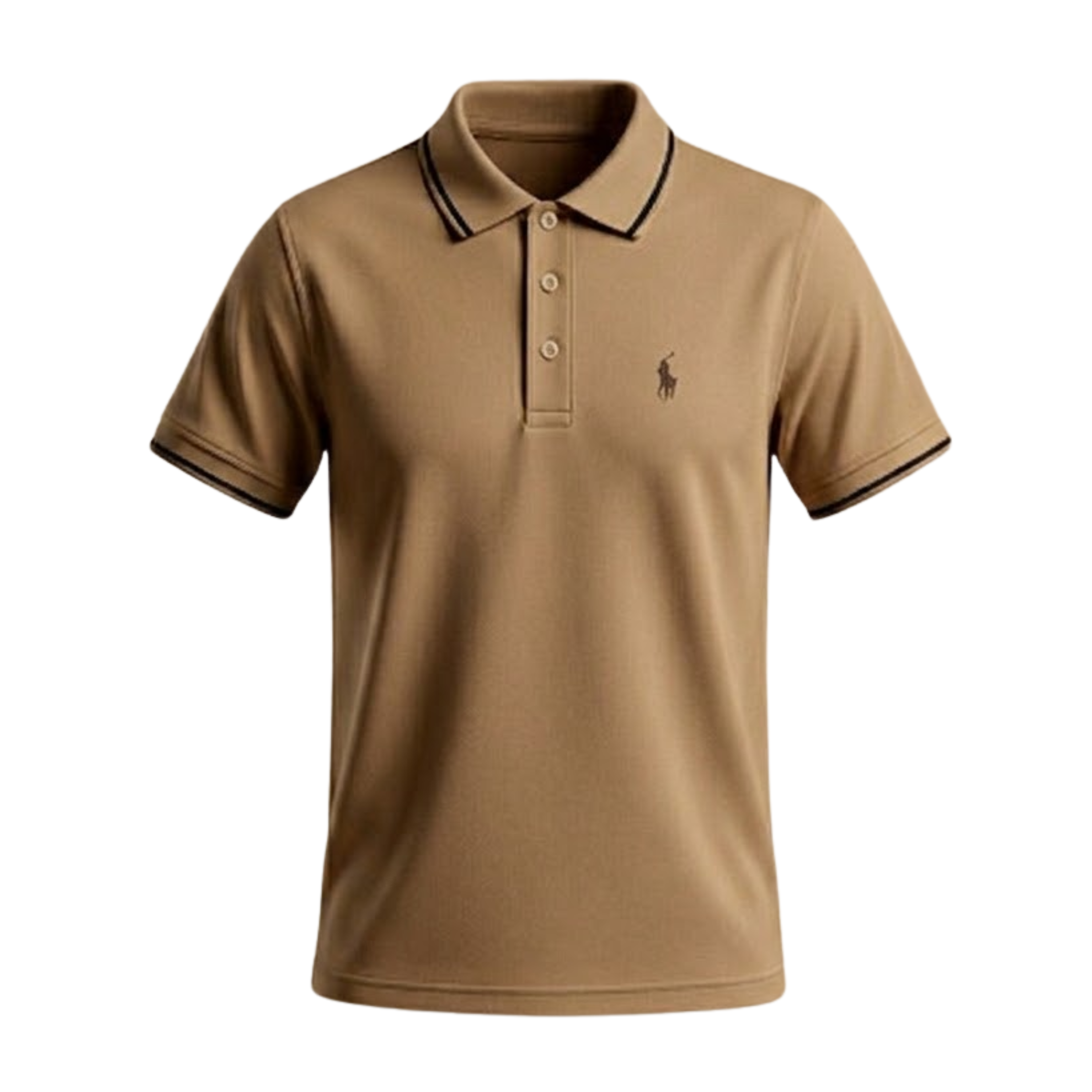 Basic Polo Shirt - Beige