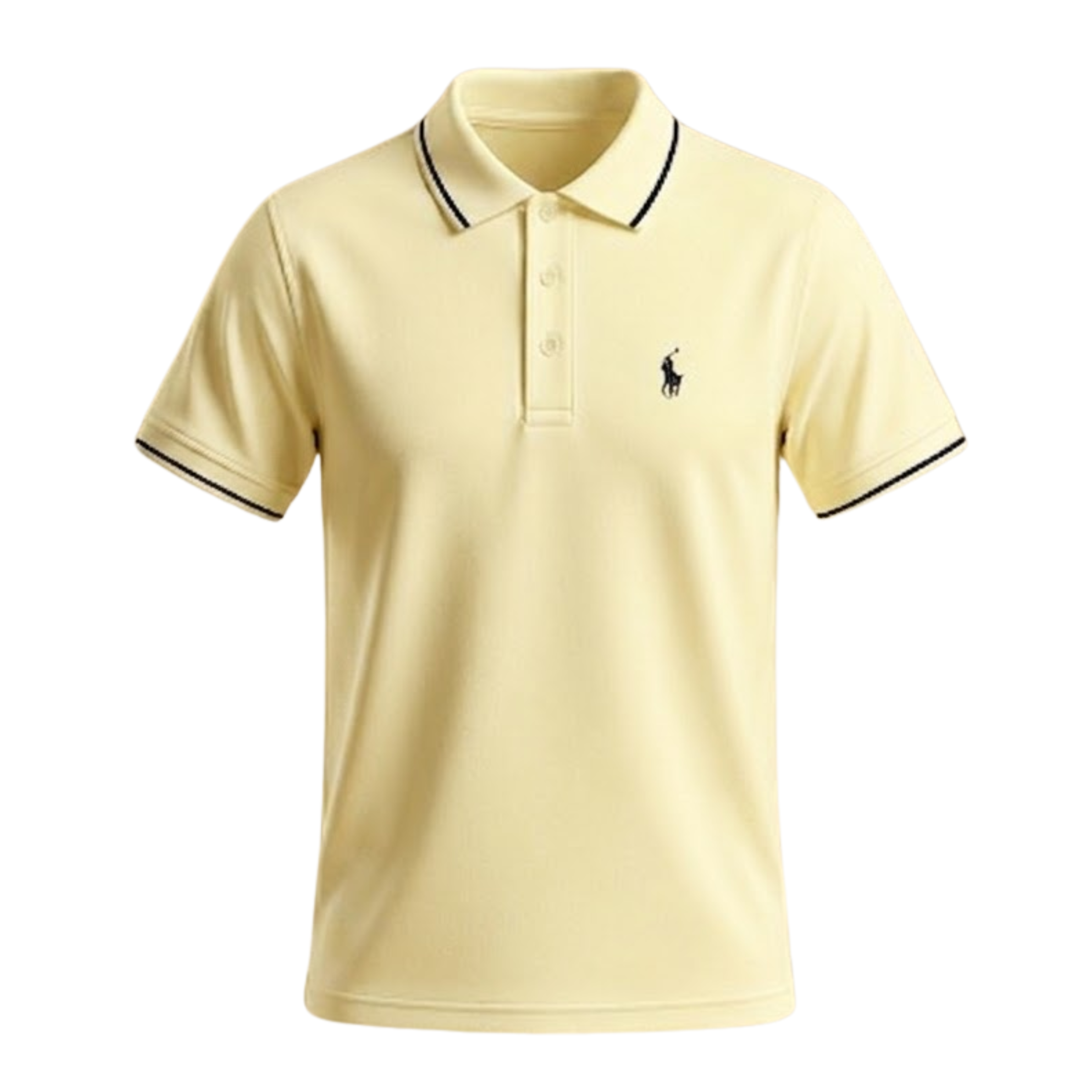 Basic Polo Shirt - lemon chiffon