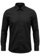 Plain Shirt | 100% Cotton Regular Fit - Jet Black