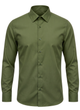 Plain Shirt | 100% Cotton Regular Fit - Olive Green