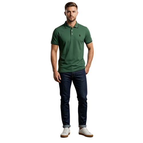 Basic Polo Shirt - Green