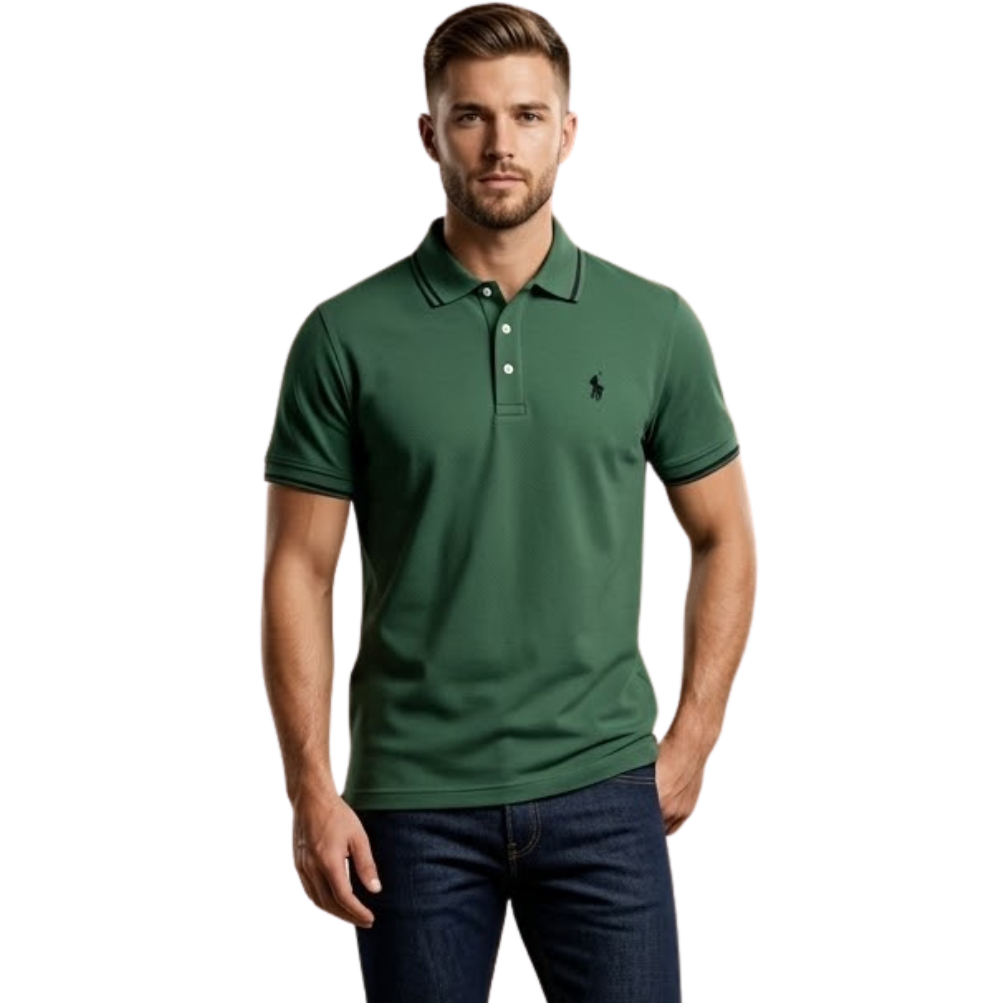Basic Polo Shirt - Green