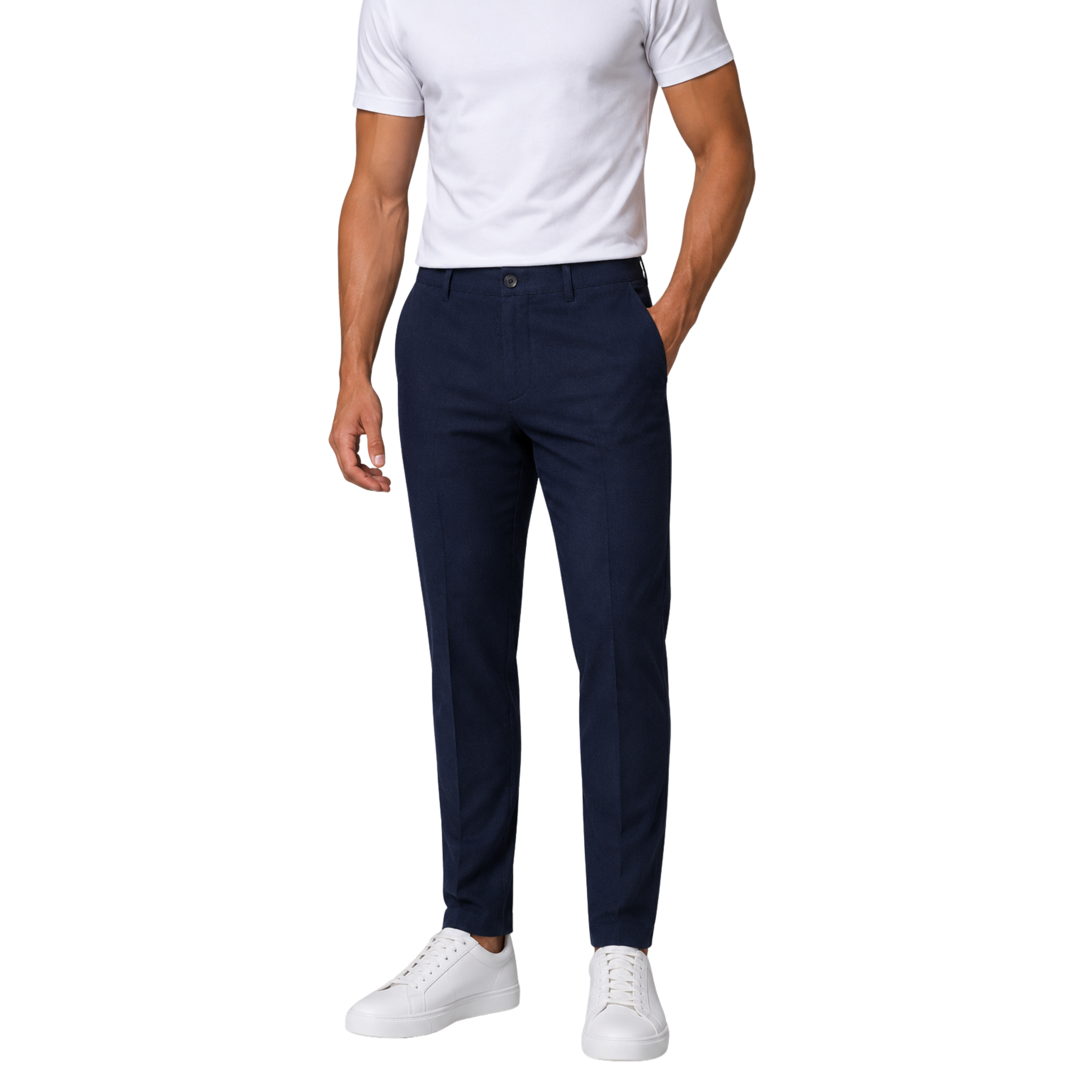Cotton Textured Pants