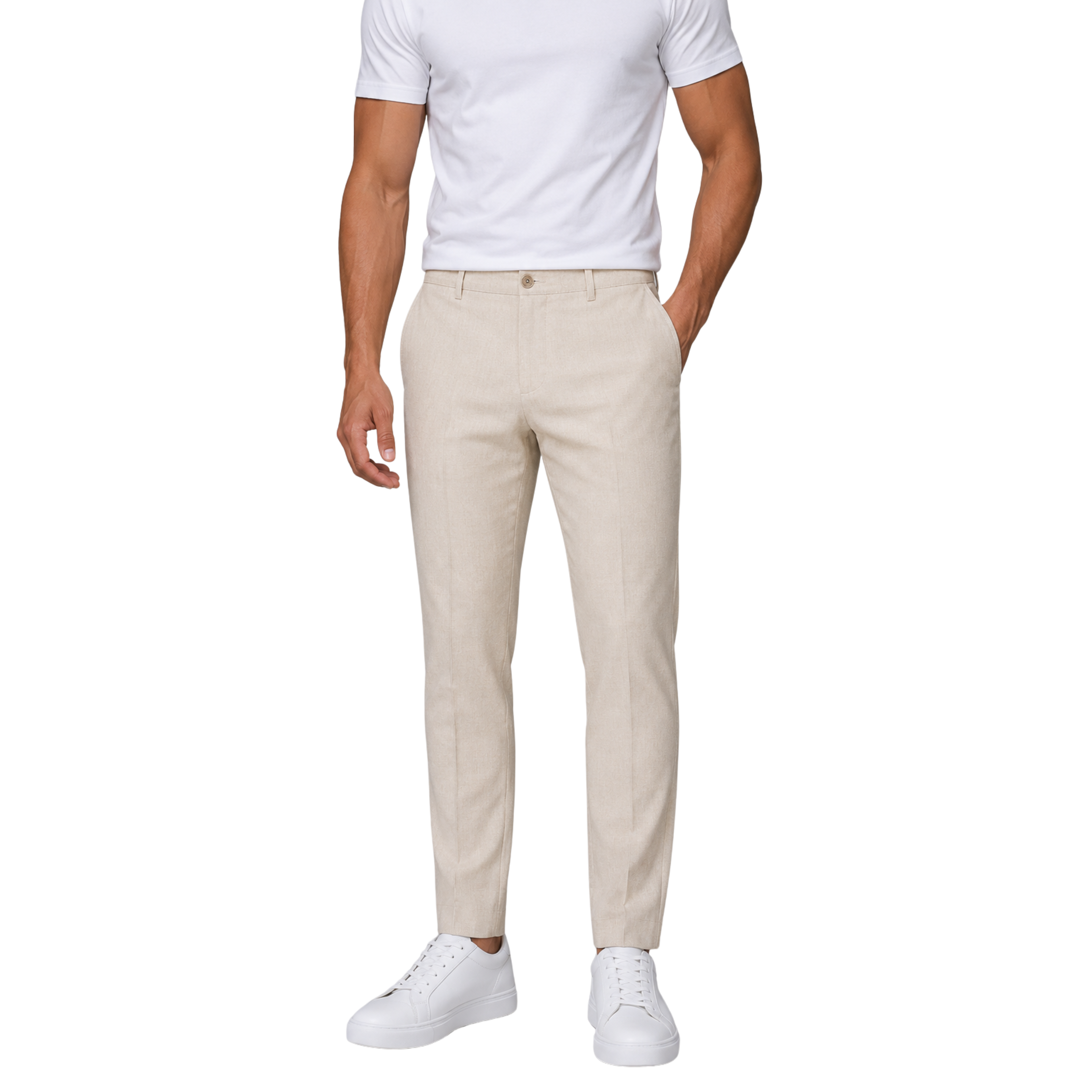 Cotton Textured Pants