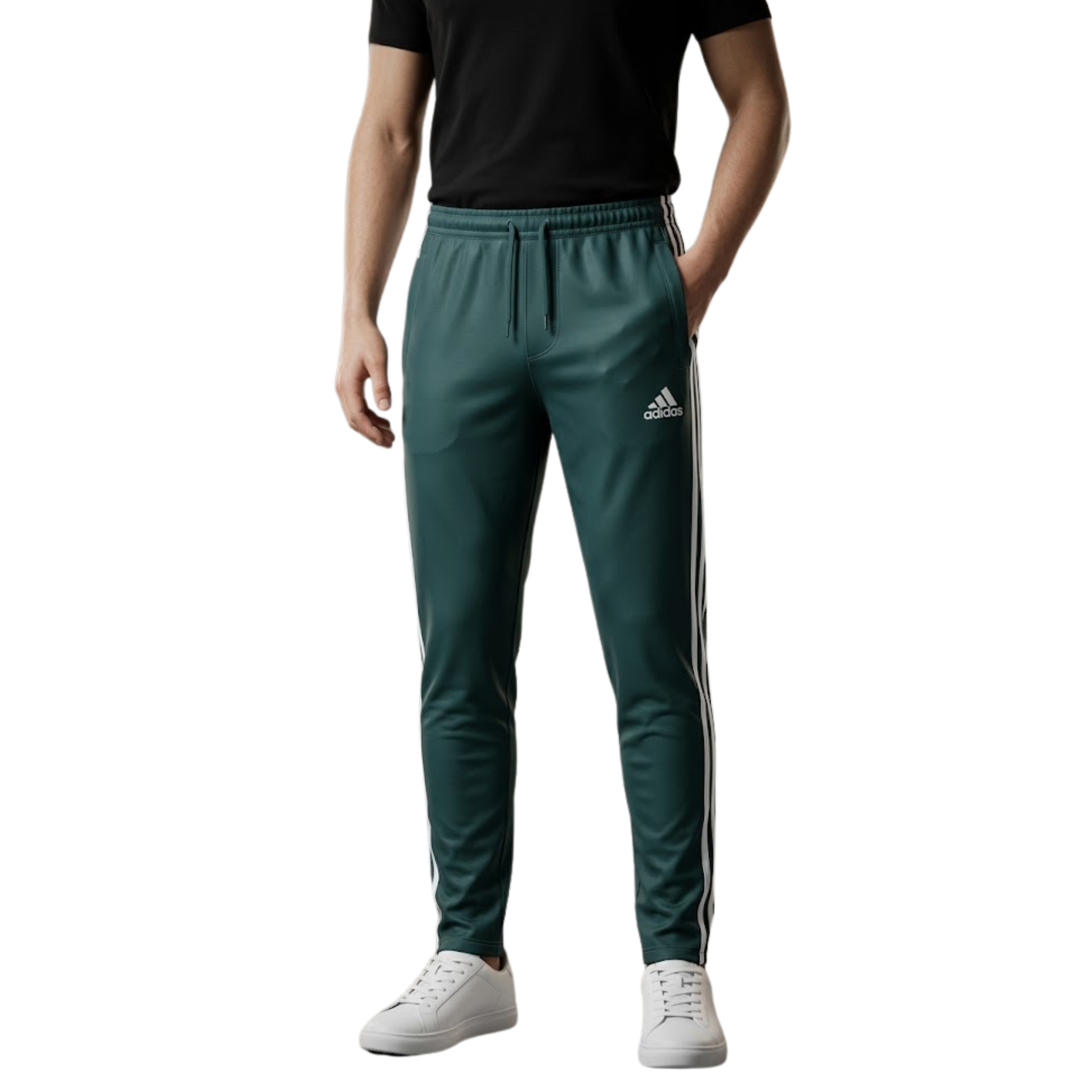 Solid Strip Dryfit Trouser