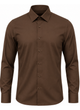 Plain Shirt | 100% Cotton Regular Fit - Brown