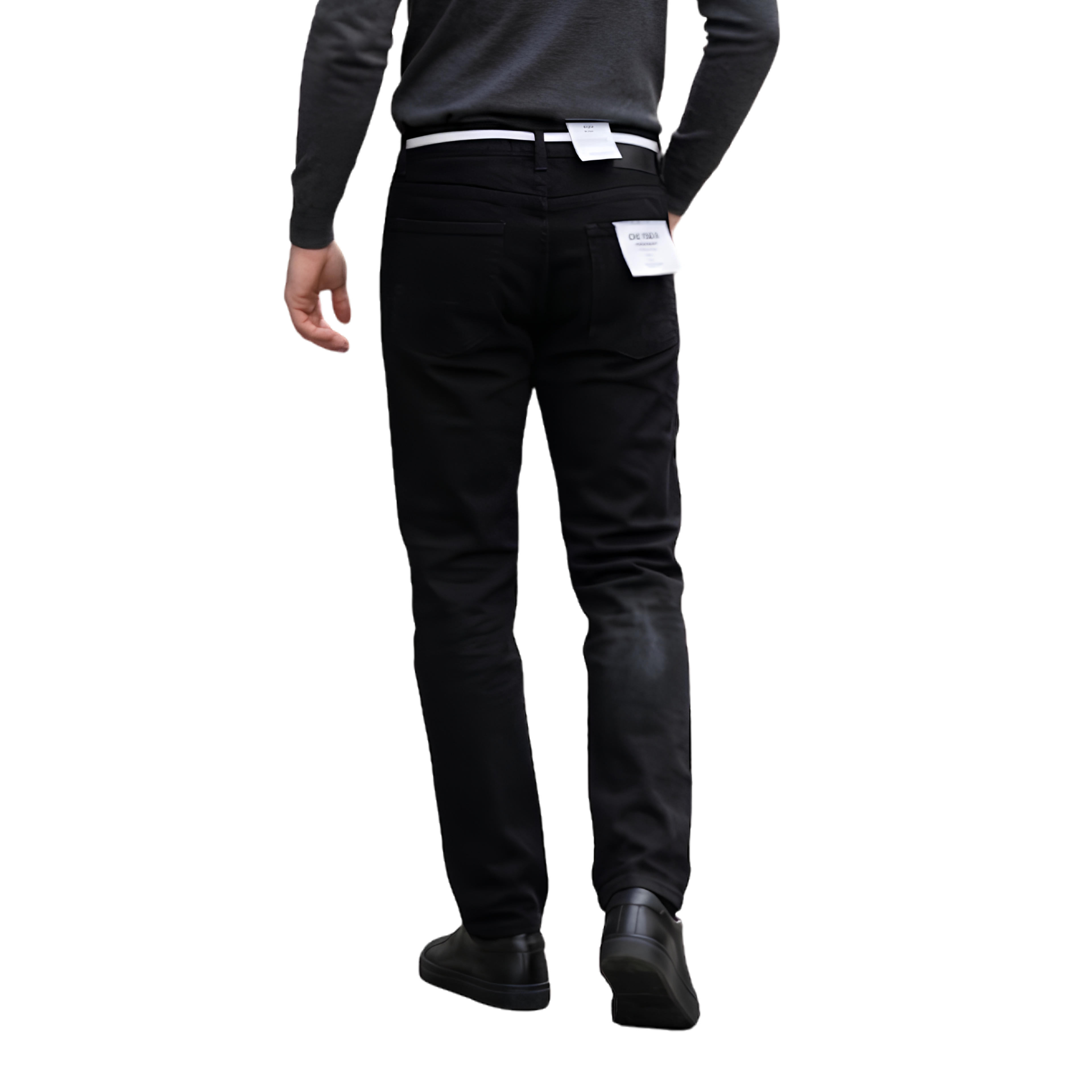 Beige Jeans - Black