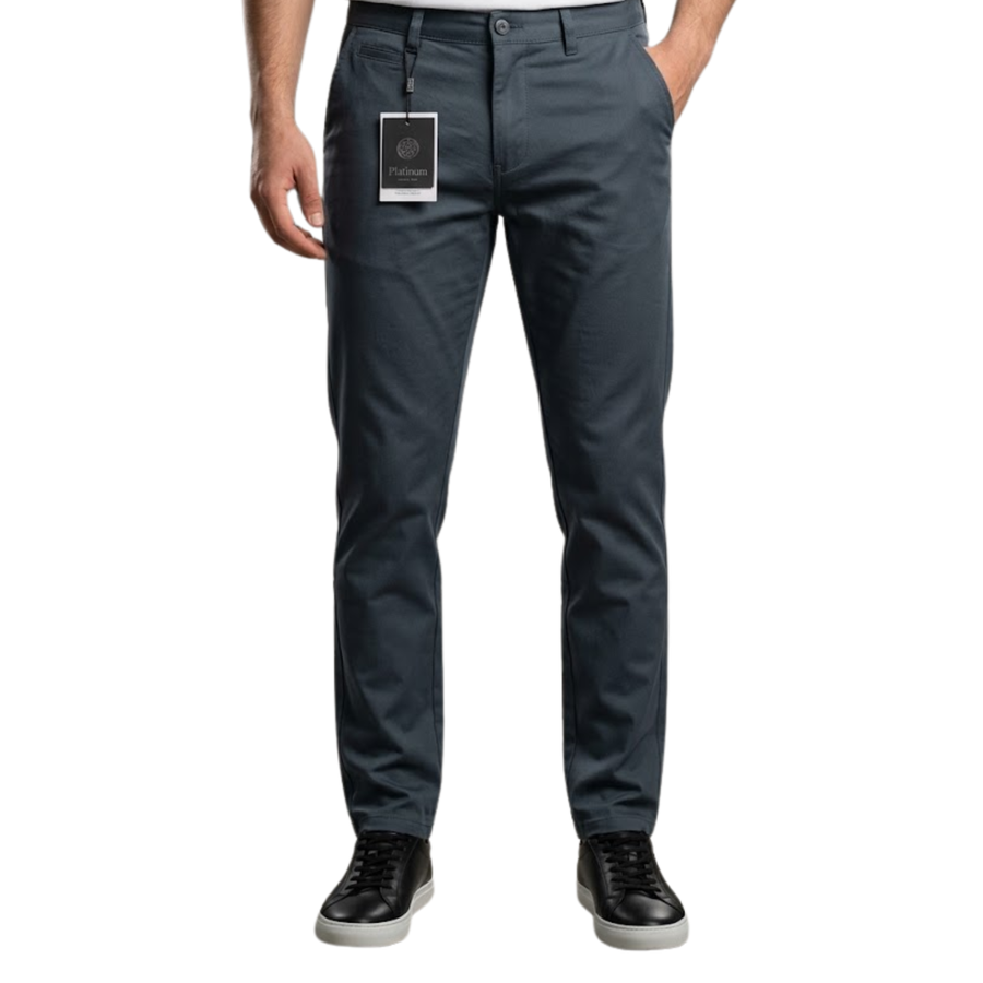 Premium Cotton Pants - Dark Grey