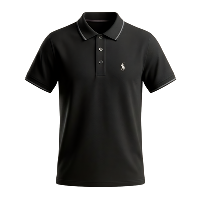 Basic Polo Shirt - Black