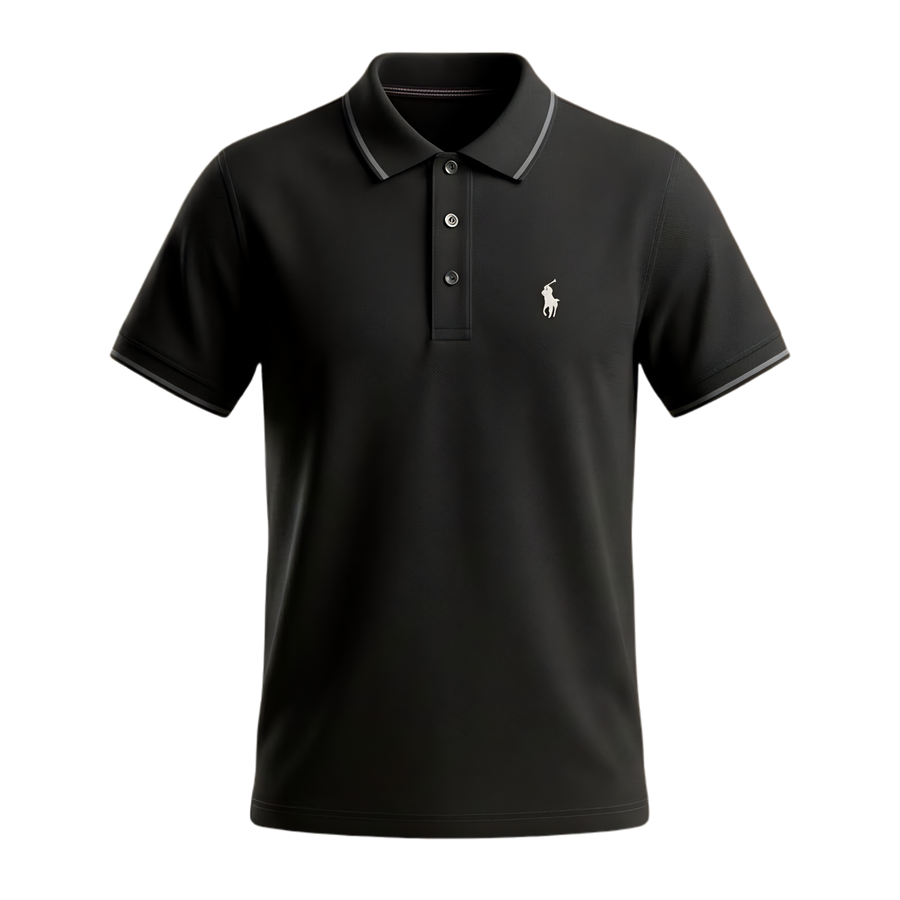 Basic Polo Shirt - Black