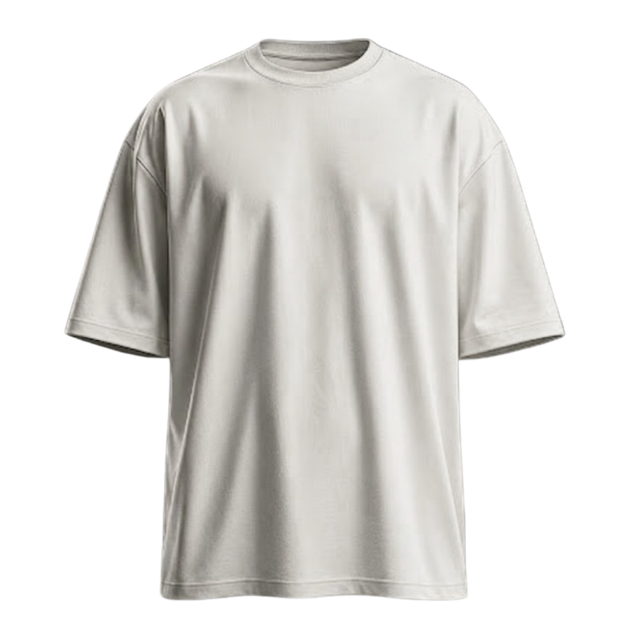 Basic Dropped Shoulder - White