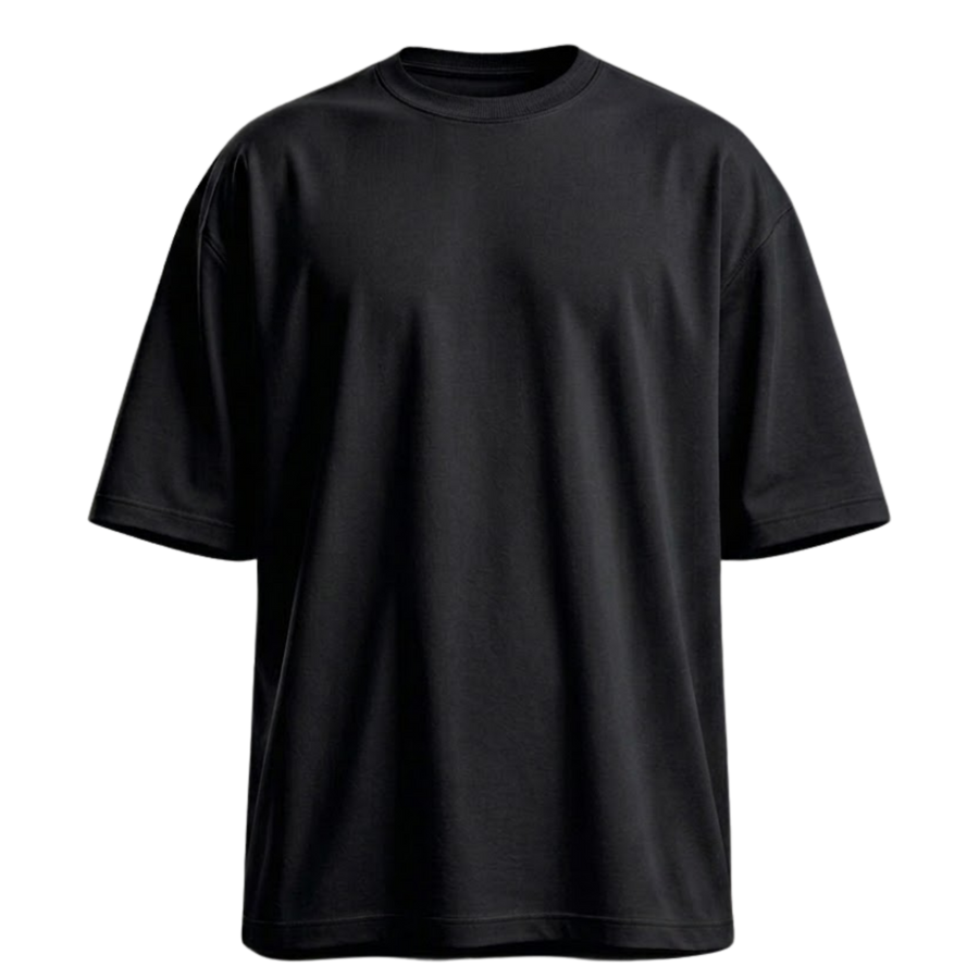 Basic Dropped Shoulder - Black