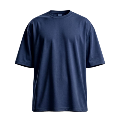 Basic Dropped Shoulder - Navy Blue
