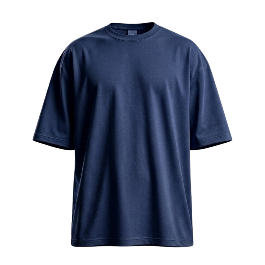 Basic Dropped Shoulder - Navy Blue