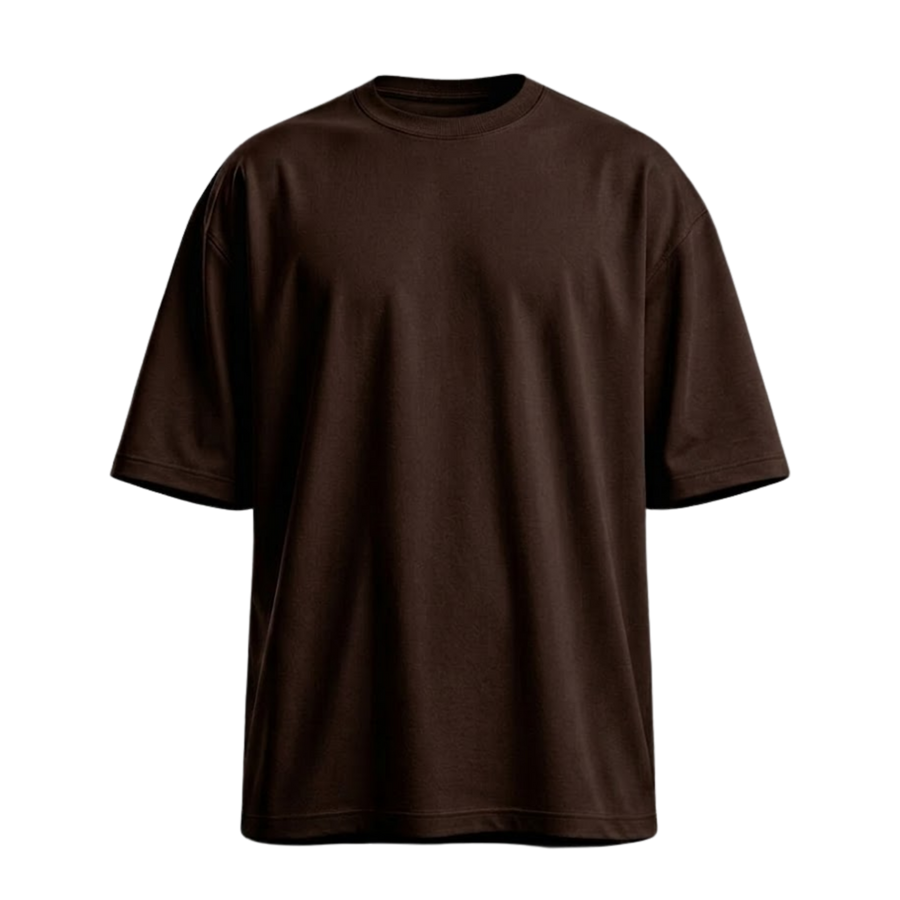 Basic Dropped Shoulder - Dark Brown