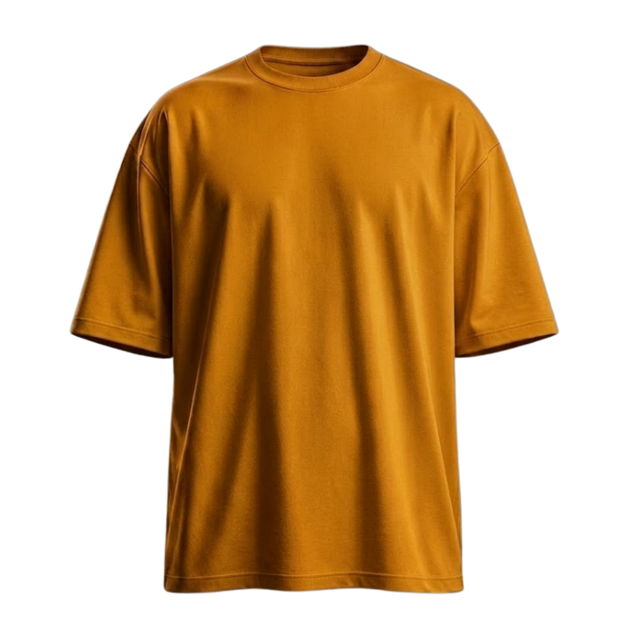 Basic Dropped Shoulder - Mustard
