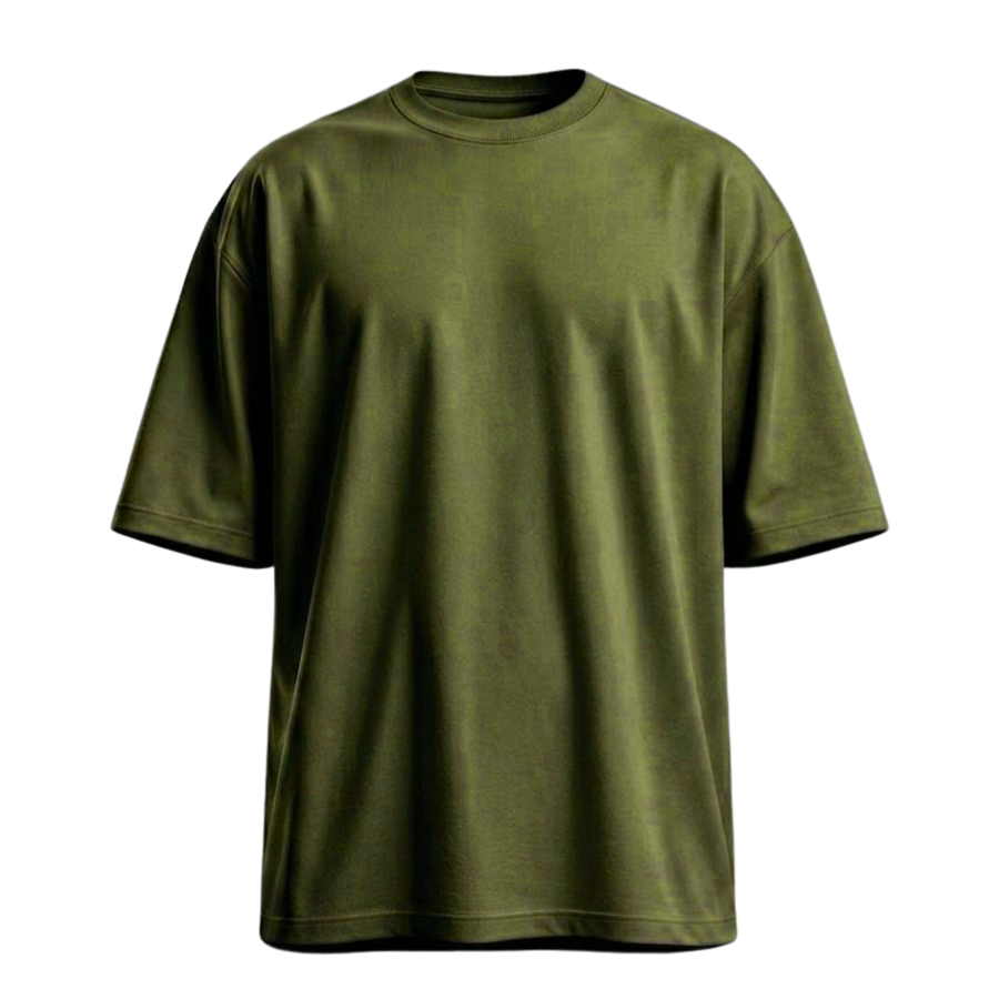 Basic Dropped Shoulder - Olive