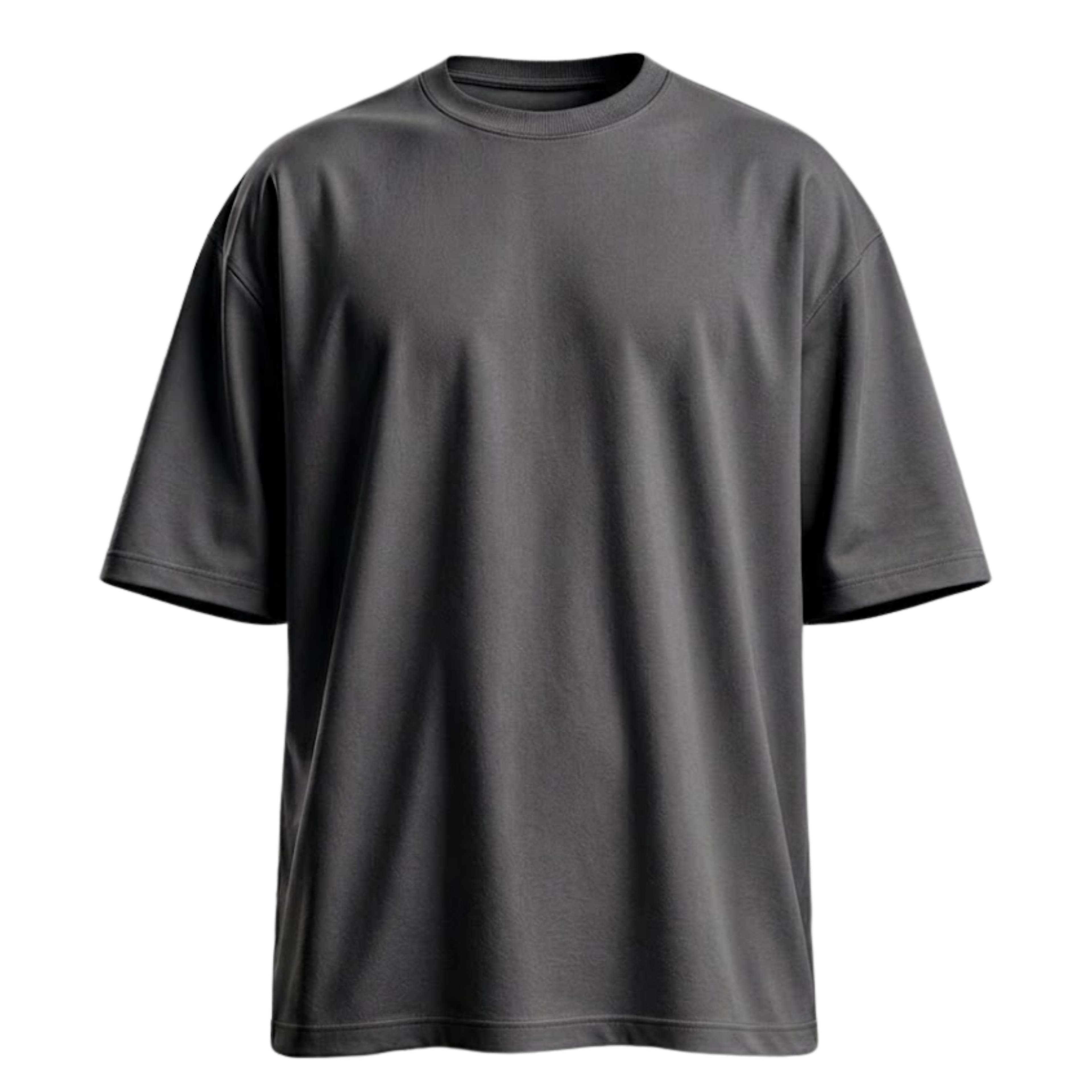 Basic Dropped Shoulder - Charcoal Grey