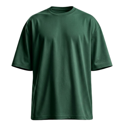 Basic Dropped Shoulder - Bottle Green