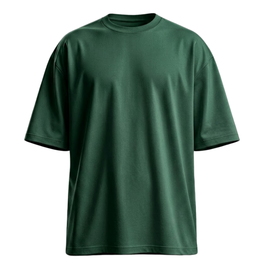 Basic Dropped Shoulder - Bottle Green