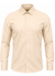 Plain Shirt | 100% Cotton Regular Fit - Cream